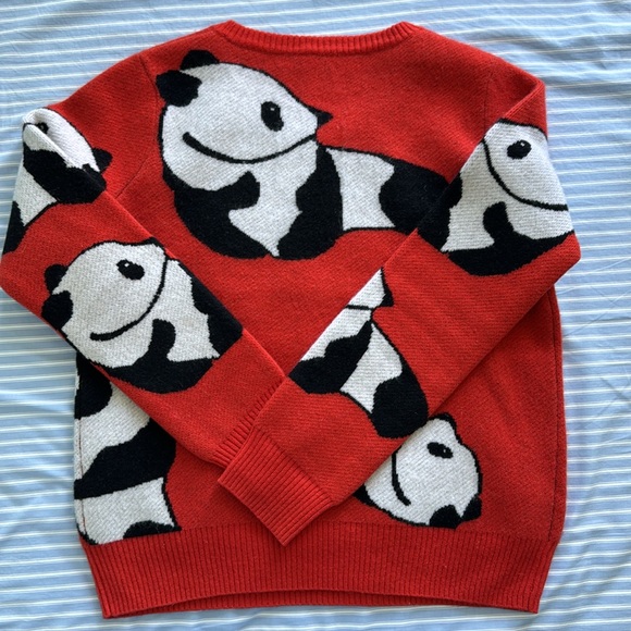 Panda print cashmere sweater - Picture 3 of 6